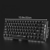 Ajazz AK33 Wired BT5.0 Dual-mode Mechanical Keyboard Office Typing Mobile Phone Tablet Notebook Computer Universal Peripherals Black And White Wired Dual-mode Green Axis Red Axis