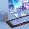 AJAZZ  DKS100 Mechanical Feel Keyboard Class Tea Shaft Film Keyboard E-sports Game Keyboard Student Girl Gift Office Ergonomic Usb-c USB Cable Windows10 FCC