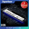 1PC Superheer 512gb SSD M.2 NFGG SATA Solid State Drive For Laptops And Desktops Computer Internal Hard Disk